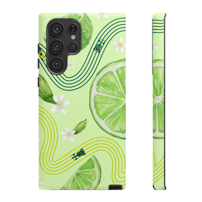 Green F1 Aston Martin and Lime Phone Case, Trendy F1 Gift, Formula 1 Gift, Cute Fruit F1 Phone Case, Unique Phone Case