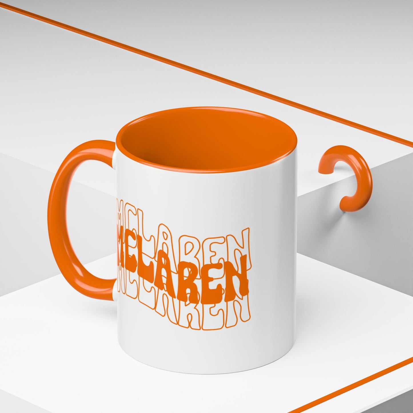 F1 McLaren In My Papaya Era Colored Mug_Accent Coffee Mug (11, 15oz)
