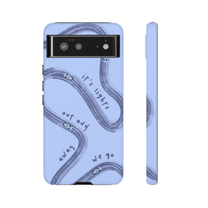 Blue Lights Out F1 Phone Case Design, Trendy F1 Gift, Formula 1 Gift, Cute F1 Phone Case, Unique Formula One Phone Case