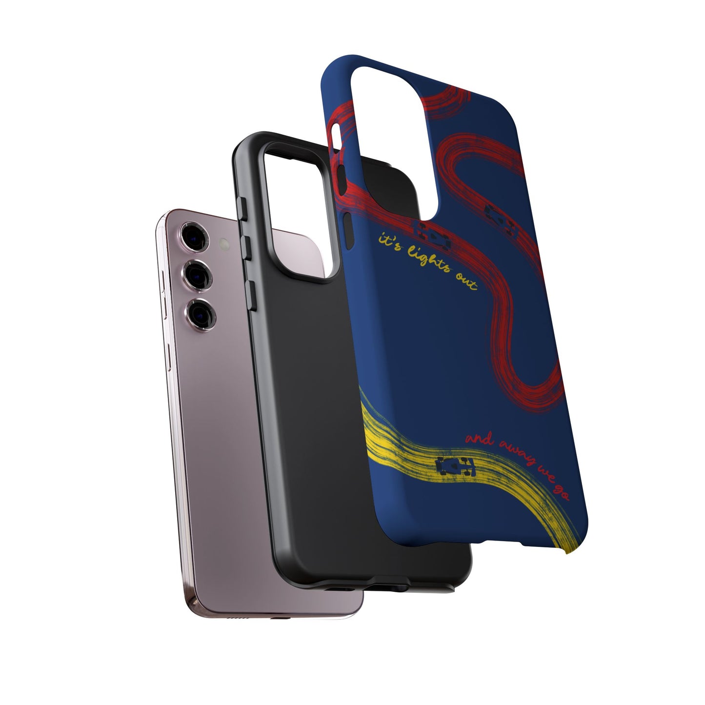 F1 Red Bull Racing Painted Track F1 Phone Case Design