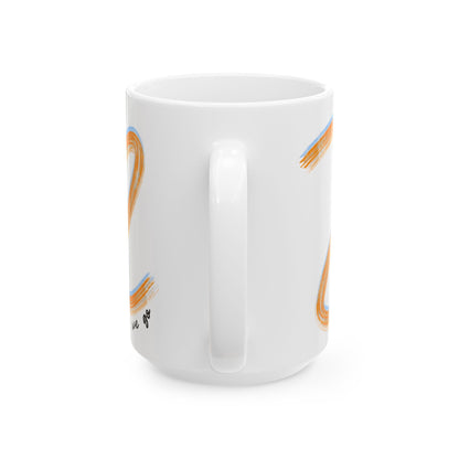 McLaren Orange Painted It's Lights Out and Away We Go Mug, Unique Gift for Coffee Lovers, Whimsical Formula 1 Gift
