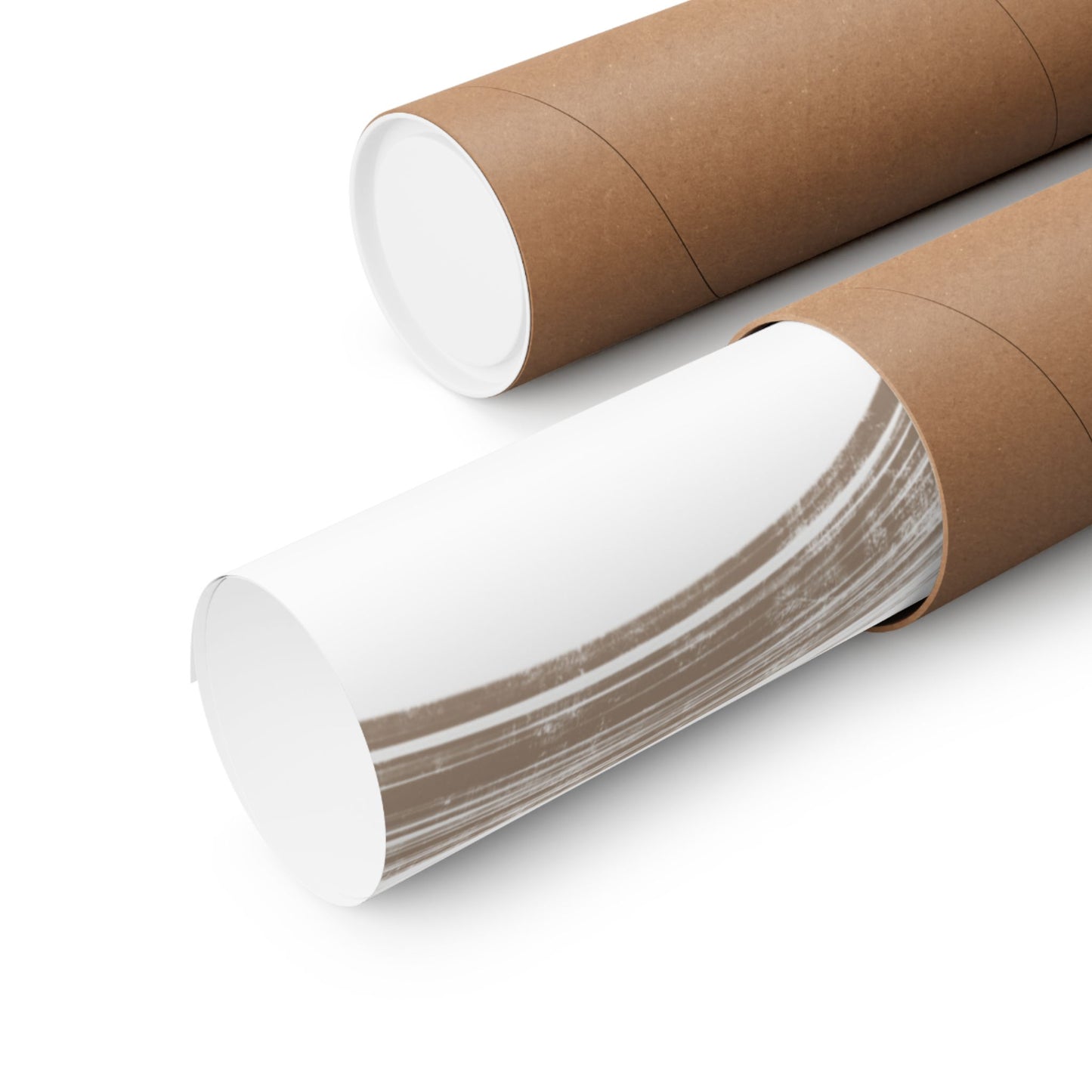 Neutral Beige F1 Matte Horizontal Poster | US SIZING