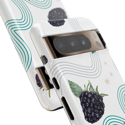 F1 Mercedes and Blackberries Phone Case , Trendy F1 Gift, Formula 1 Gift, Cute Fruit F1 Phone Case, Unique Phone Case