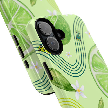 Green F1 Aston Martin and Lime Phone Case, Trendy F1 Gift, Formula 1 Gift, Cute Fruit F1 Phone Case, Unique Phone Case
