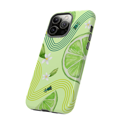 Green F1 Aston Martin and Lime Phone Case, Trendy F1 Gift, Formula 1 Gift, Cute Fruit F1 Phone Case, Unique Phone Case