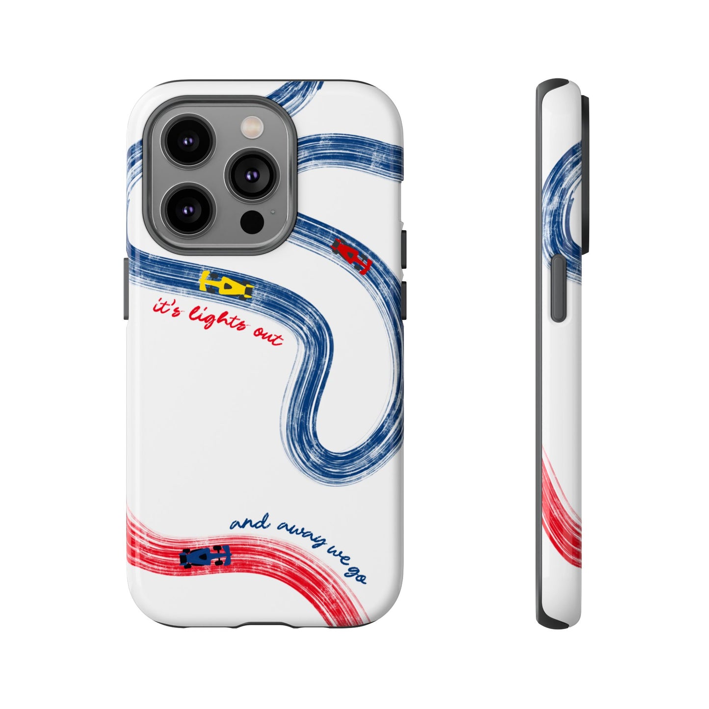 F1 Red Bull Racing Painted Track F1 Phone Case Design