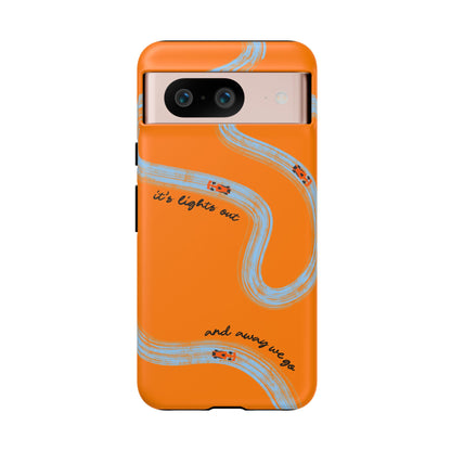 F1 Phone Case McLaren Painted "its lights out and away we go", Trendy F1 Gift, Formula 1 Gift, Cute F1 Phone Case, Phone Case