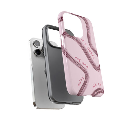 Pink Lights Out F1 Phone Case Design, Trendy F1 Gift, Formula 1 Gift, Cute F1 Phone Case, Unique Formula One Phone Case