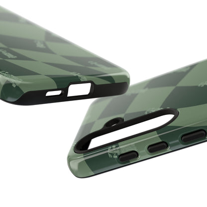 F1 Phone Case Green Checkerboard Design, Trendy F1 Gift, Formula 1 Gift, Cute F1 Phone Case, Unique Formula One Phone Case