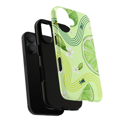 Green F1 Aston Martin and Lime Phone Case, Trendy F1 Gift, Formula 1 Gift, Cute Fruit F1 Phone Case, Unique Phone Case