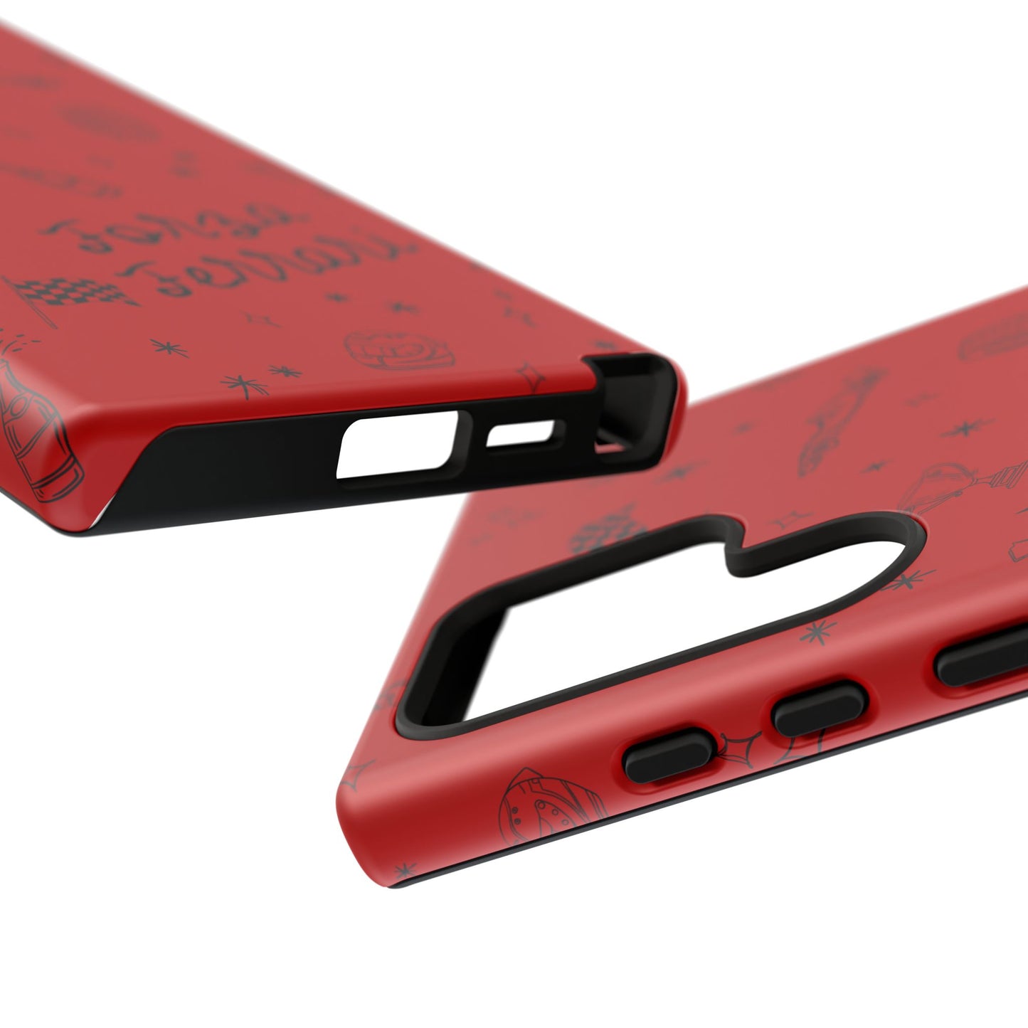 F1 Ferrari Racing Doodle "Forza Ferrari" F1 Phone Case Design