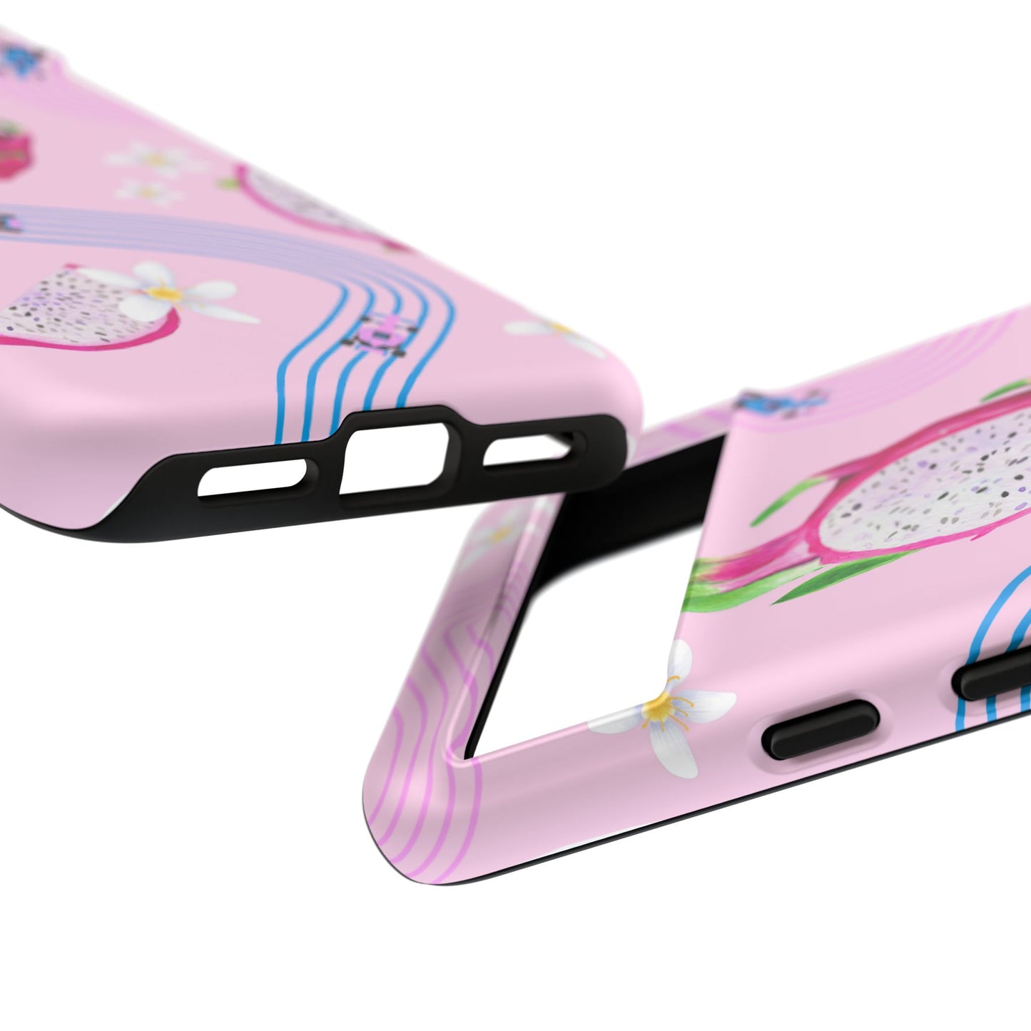 Pink F1 Alpine and Dragonfruit Phone Case, Trendy F1 Gift, Formula 1 Gift, Cute Fruit F1 Phone Case, Unique Phone Case
