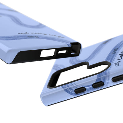 F1 Phone Case Monochrome Blue Painted "its lights out and away we go", Trendy F1 Gift, Formula 1 Gift, Cute F1 Phone Case, Phone Case