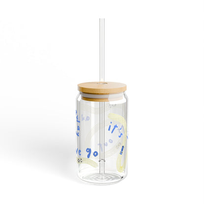 Racing Bulls F1 Blue and Yellow It's Lights Out sipper glass | 16oz