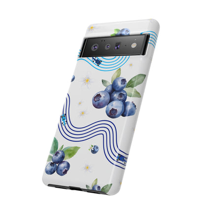 F1 Williams and Blueberries Phone Case, Trendy F1 Gift, Formula 1 Gift, Cute Fruit F1 Phone Case, Unique Phone Case