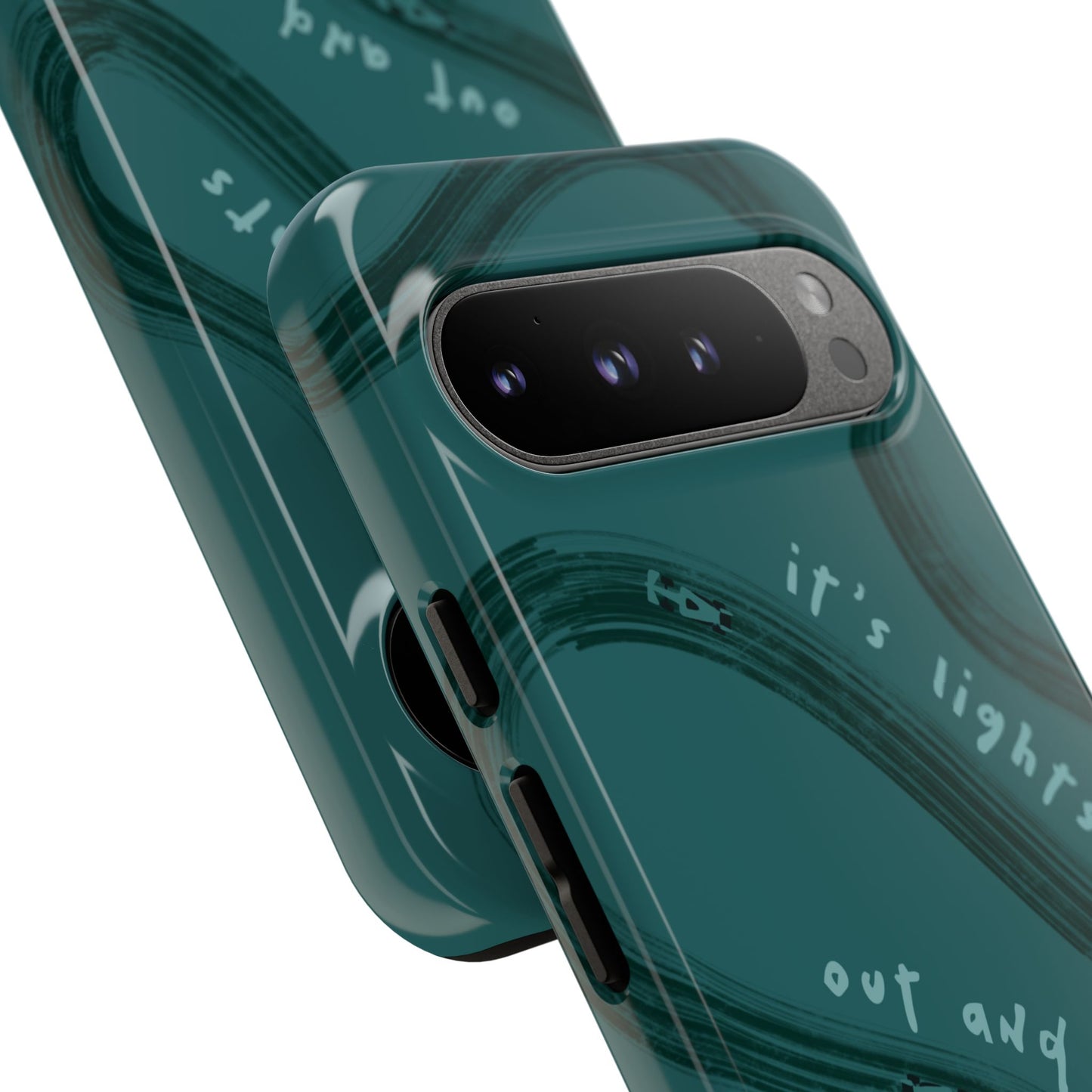 Teal Lights Out F1 Phone Case Design, Trendy F1 Gift, Formula 1 Gift, Cute F1 Phone Case, Unique Formula One Phone Case