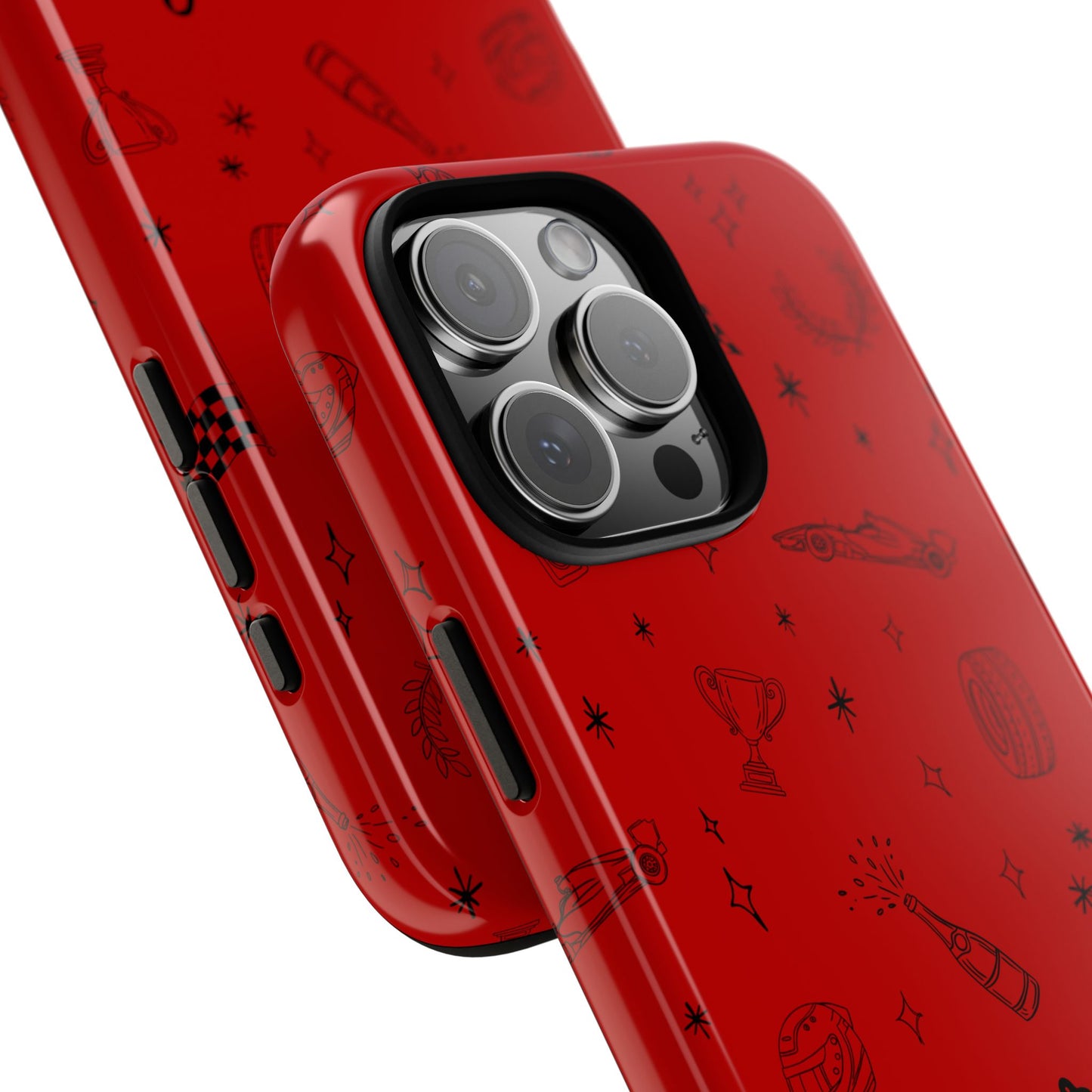 F1 Ferrari Racing Doodle "Forza Ferrari" F1 Phone Case Design
