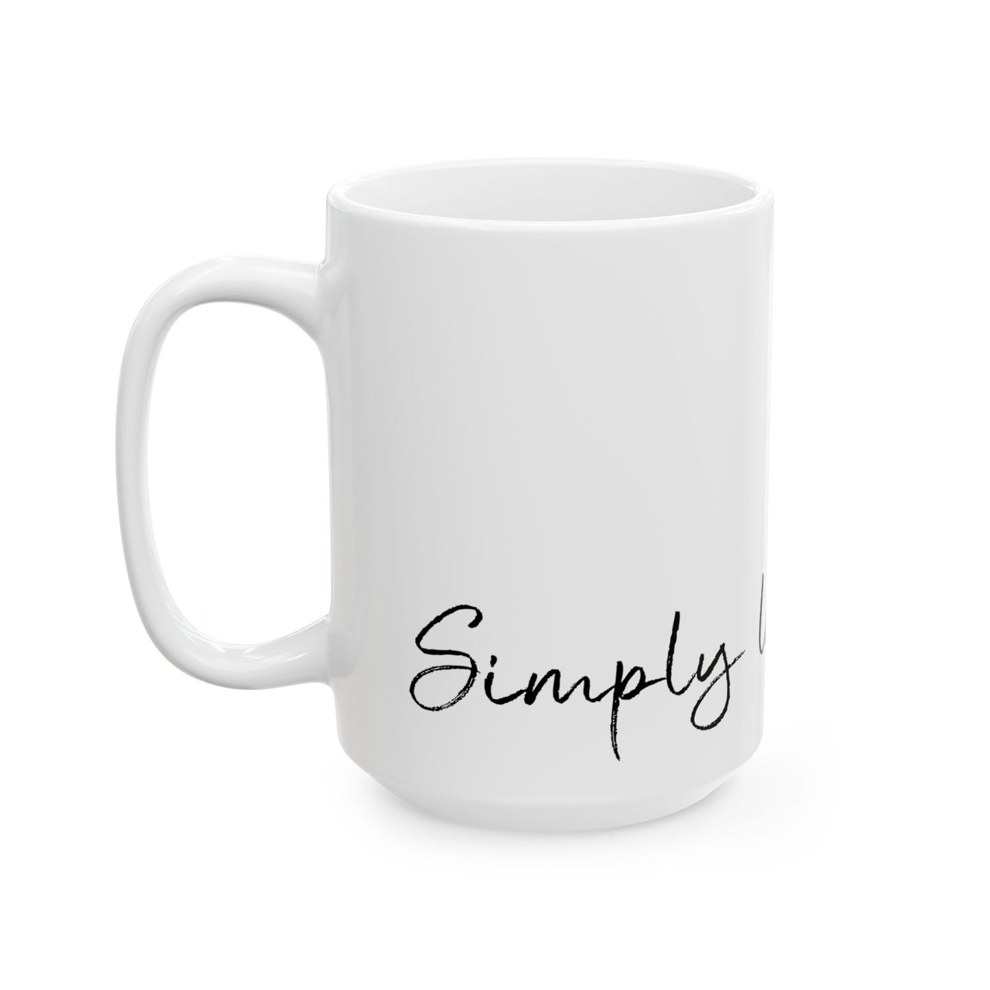 F1 Simply Lovely Mug, Minimalist Formula One Mug, Inspirational Ceramic Mug for Coffee Lovers