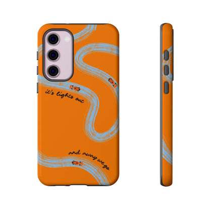 F1 Phone Case McLaren Painted "its lights out and away we go", Trendy F1 Gift, Formula 1 Gift, Cute F1 Phone Case, Phone Case
