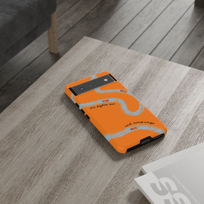 F1 Phone Case McLaren Painted "its lights out and away we go", Trendy F1 Gift, Formula 1 Gift, Cute F1 Phone Case, Phone Case
