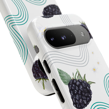 F1 Mercedes and Blackberries Phone Case , Trendy F1 Gift, Formula 1 Gift, Cute Fruit F1 Phone Case, Unique Phone Case