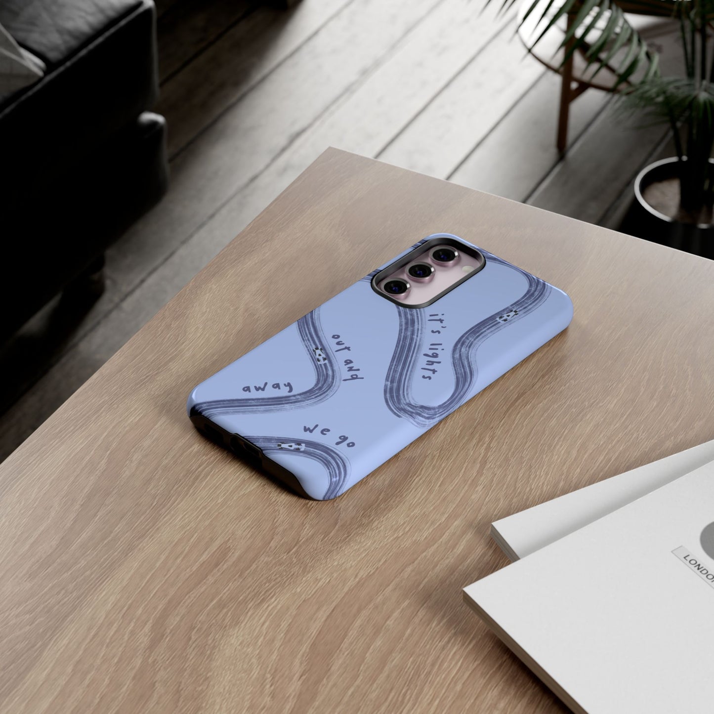 Blue Lights Out F1 Phone Case Design, Trendy F1 Gift, Formula 1 Gift, Cute F1 Phone Case, Unique Formula One Phone Case