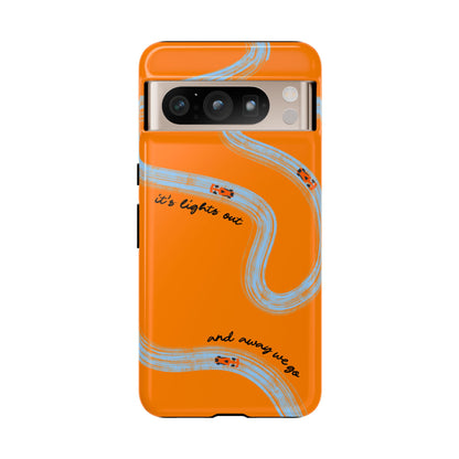 F1 Phone Case McLaren Painted "its lights out and away we go", Trendy F1 Gift, Formula 1 Gift, Cute F1 Phone Case, Phone Case