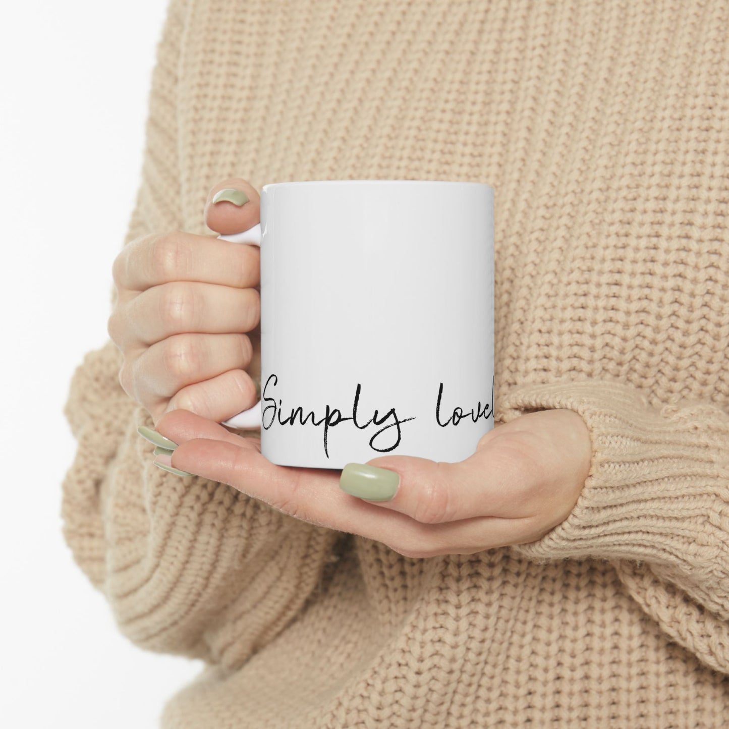 F1 Simply Lovely Mug, Minimalist Formula One Mug, Inspirational Ceramic Mug for Coffee Lovers