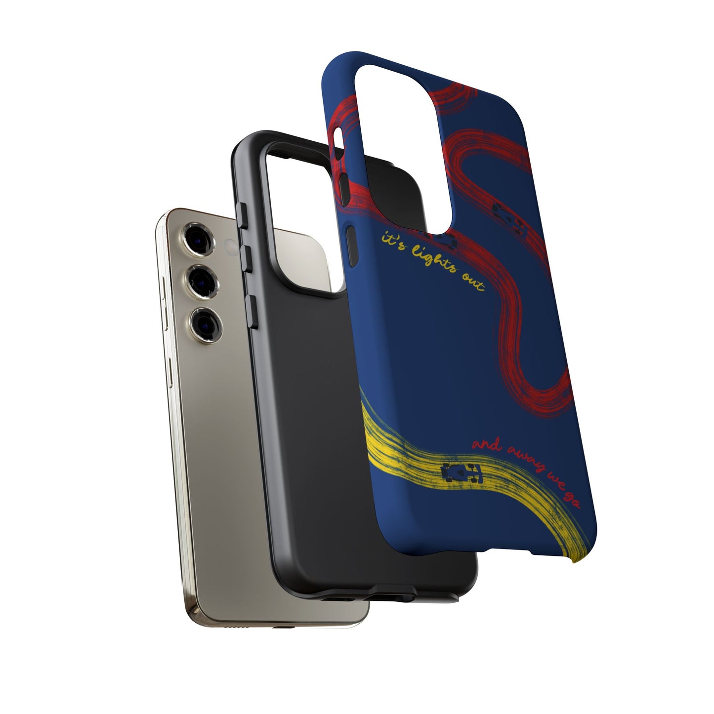 F1 Red Bull Racing Painted Track F1 Phone Case Design