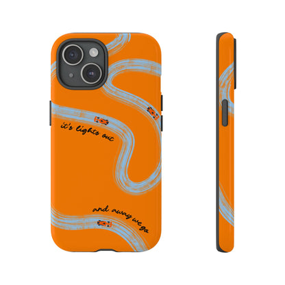 F1 Phone Case McLaren Painted "its lights out and away we go", Trendy F1 Gift, Formula 1 Gift, Cute F1 Phone Case, Phone Case