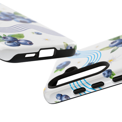 F1 Williams and Blueberries Phone Case, Trendy F1 Gift, Formula 1 Gift, Cute Fruit F1 Phone Case, Unique Phone Case