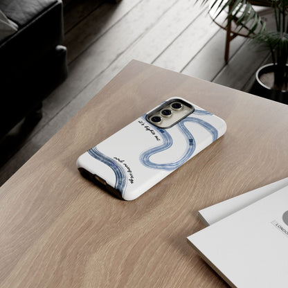 F1 Phone Case Blue Painted "its lights out and away we go", Trendy F1 Gift, Formula 1 Gift, Cute F1 Phone Case, Gift for F1 Fans