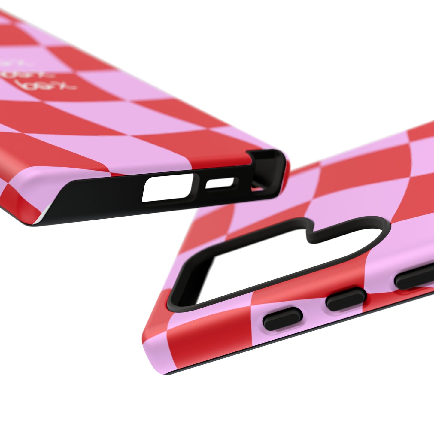 Pink and Red Checkered F1 Phone Case, Box Box Box F1 Phone Case