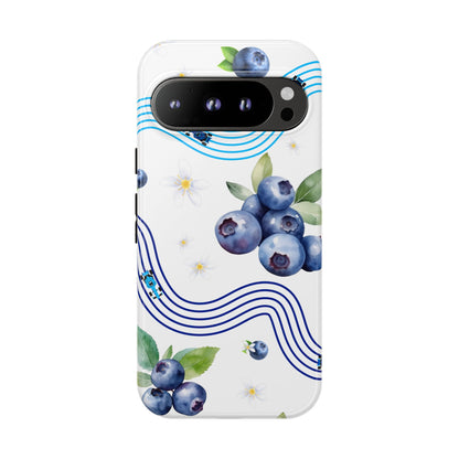 F1 Williams and Blueberries Phone Case, Trendy F1 Gift, Formula 1 Gift, Cute Fruit F1 Phone Case, Unique Phone Case