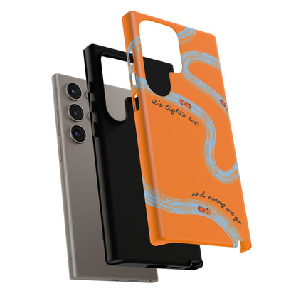 F1 Phone Case McLaren Painted "its lights out and away we go", Trendy F1 Gift, Formula 1 Gift, Cute F1 Phone Case, Phone Case