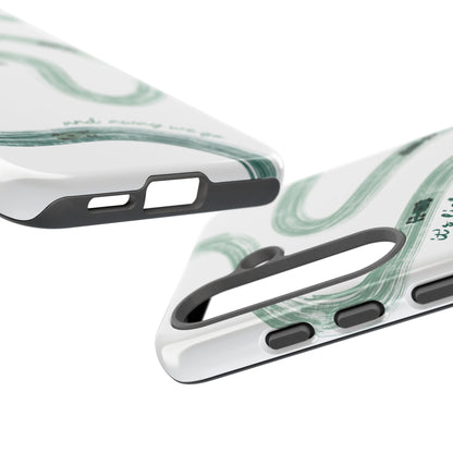 F1 Phone Case Green Painted "its lights out and away we go", Trendy F1 Gift, Formula 1 Gift, Cute F1 Phone Case, Gift for F1 Fans