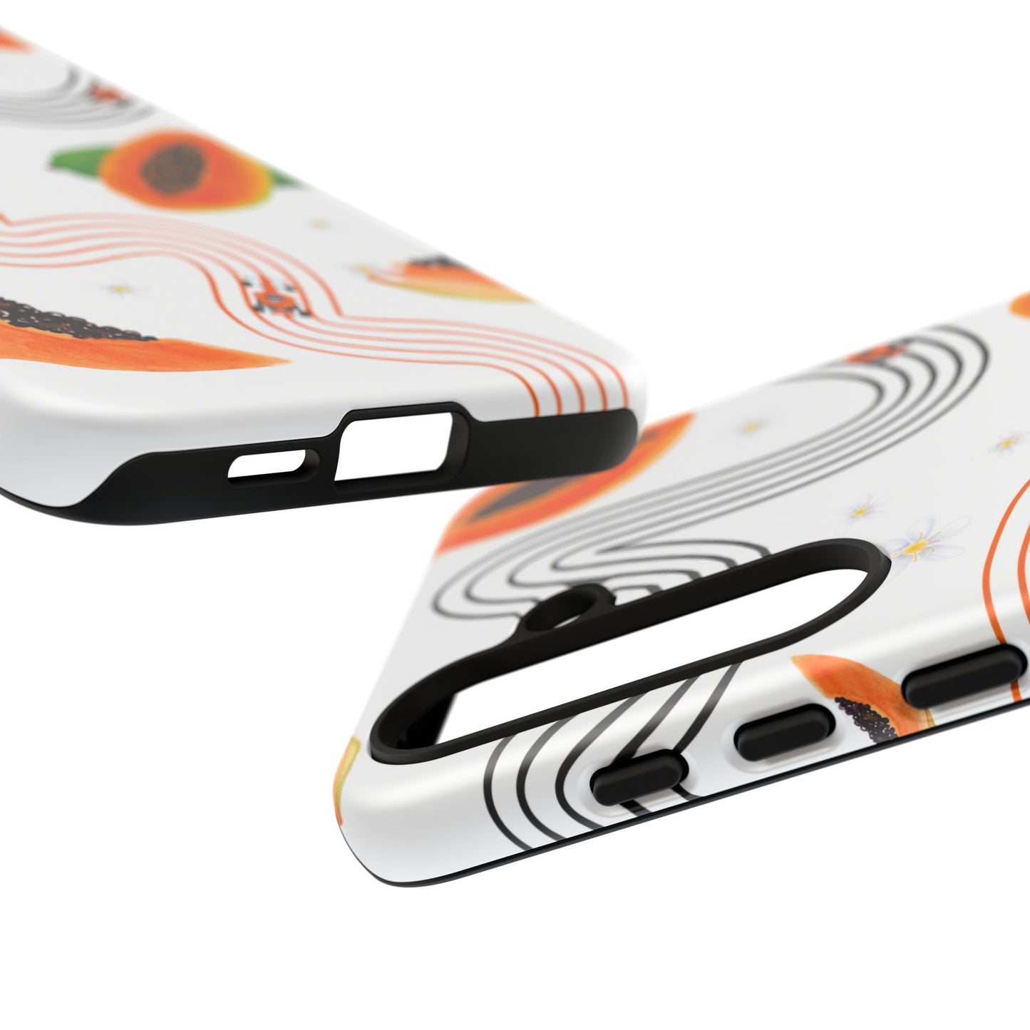 F1 McLaren and Papaya Phone Case , Trendy F1 Gift, Formula 1 Gift, Cute Fruit F1 Phone Case, Unique Phone Case