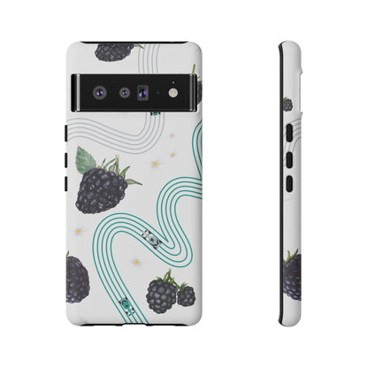 F1 Mercedes and Blackberries Phone Case , Trendy F1 Gift, Formula 1 Gift, Cute Fruit F1 Phone Case, Unique Phone Case