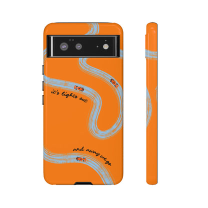 F1 Phone Case McLaren Painted "its lights out and away we go", Trendy F1 Gift, Formula 1 Gift, Cute F1 Phone Case, Phone Case