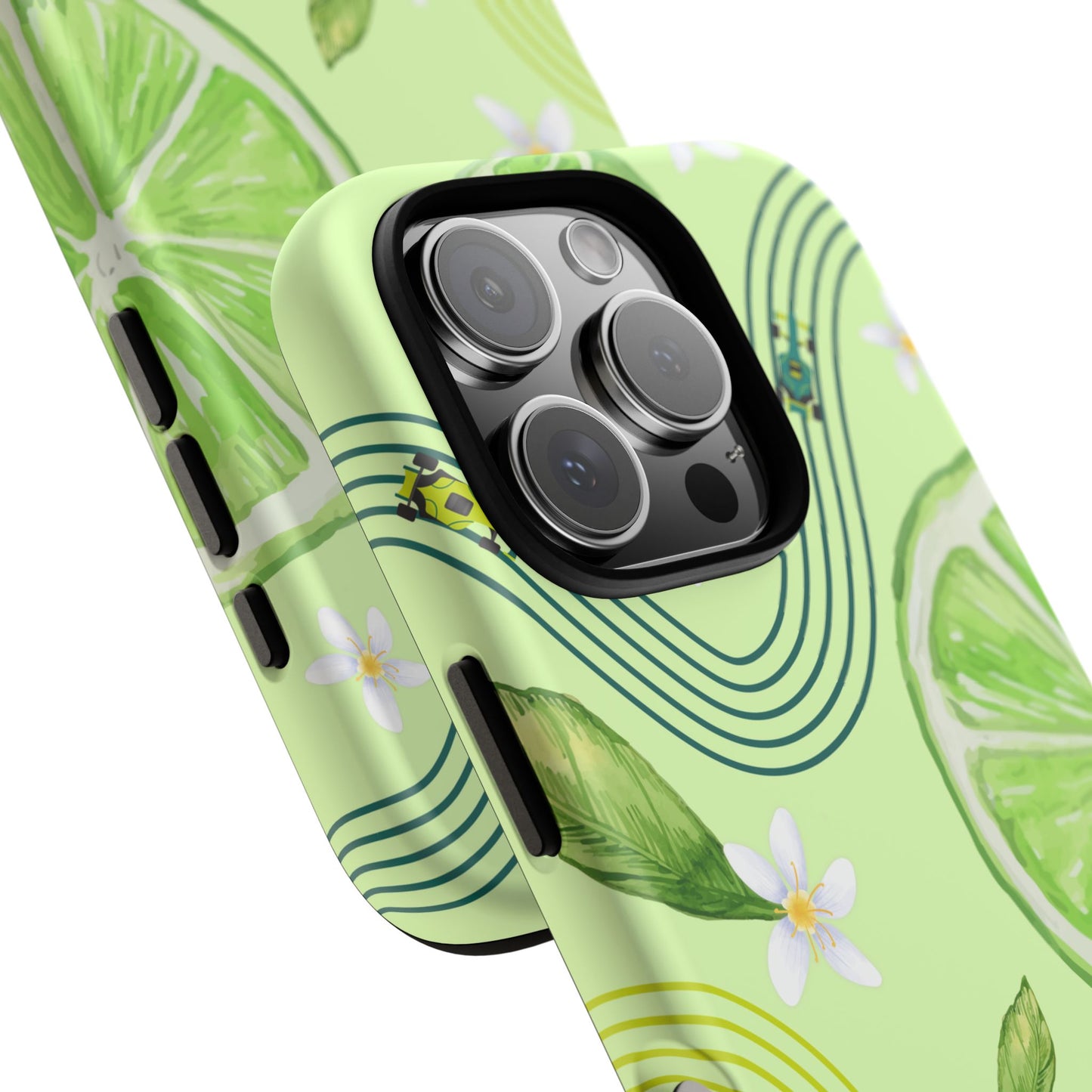 Green F1 Aston Martin and Lime Phone Case, Trendy F1 Gift, Formula 1 Gift, Cute Fruit F1 Phone Case, Unique Phone Case
