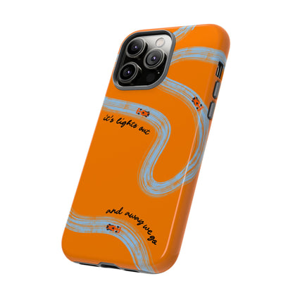 F1 Phone Case McLaren Painted "its lights out and away we go", Trendy F1 Gift, Formula 1 Gift, Cute F1 Phone Case, Phone Case