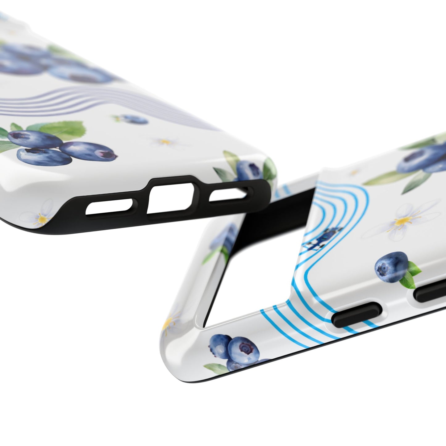 F1 Williams and Blueberries Phone Case, Trendy F1 Gift, Formula 1 Gift, Cute Fruit F1 Phone Case, Unique Phone Case