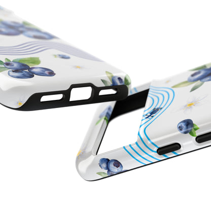 F1 Williams and Blueberries Phone Case, Trendy F1 Gift, Formula 1 Gift, Cute Fruit F1 Phone Case, Unique Phone Case