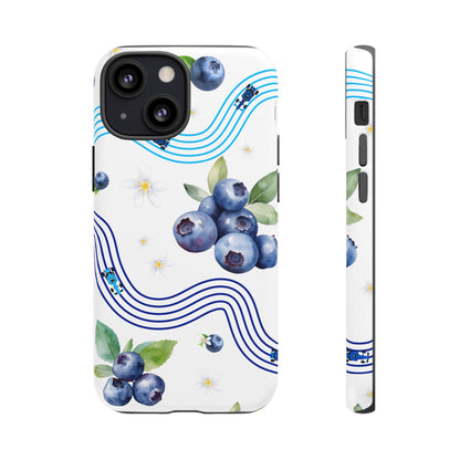 F1 Williams and Blueberries Phone Case, Trendy F1 Gift, Formula 1 Gift, Cute Fruit F1 Phone Case, Unique Phone Case