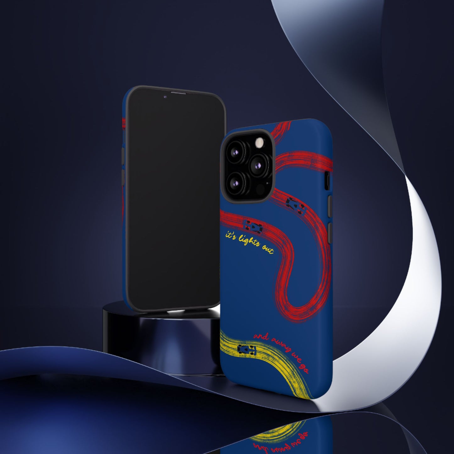 F1 Red Bull Racing Painted Track F1 Phone Case Design