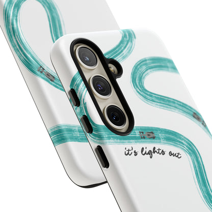 Mercedes F1 Phone Case Painted "its lights out and away we go", Trendy F1 Gift, Formula 1 Gift, Cute F1 Phone Case