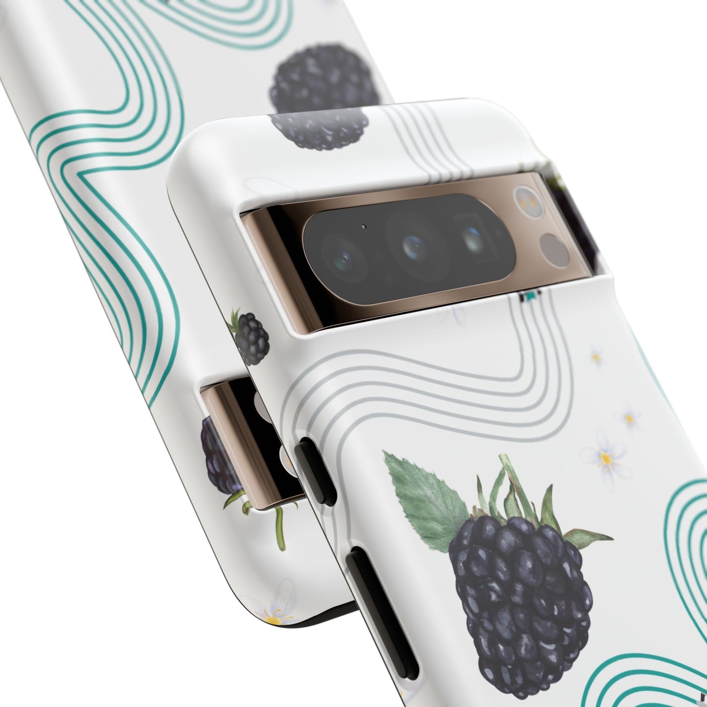 F1 Mercedes and Blackberries Phone Case , Trendy F1 Gift, Formula 1 Gift, Cute Fruit F1 Phone Case, Unique Phone Case