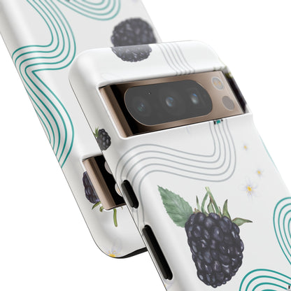 F1 Mercedes and Blackberries Phone Case , Trendy F1 Gift, Formula 1 Gift, Cute Fruit F1 Phone Case, Unique Phone Case