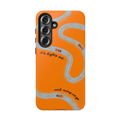 F1 Phone Case McLaren Painted "its lights out and away we go", Trendy F1 Gift, Formula 1 Gift, Cute F1 Phone Case, Phone Case