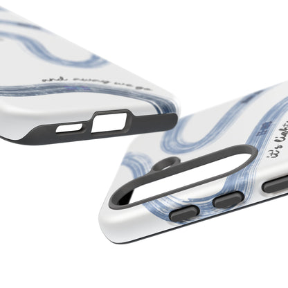 F1 Phone Case Blue Painted "its lights out and away we go", Trendy F1 Gift, Formula 1 Gift, Cute F1 Phone Case, Gift for F1 Fans